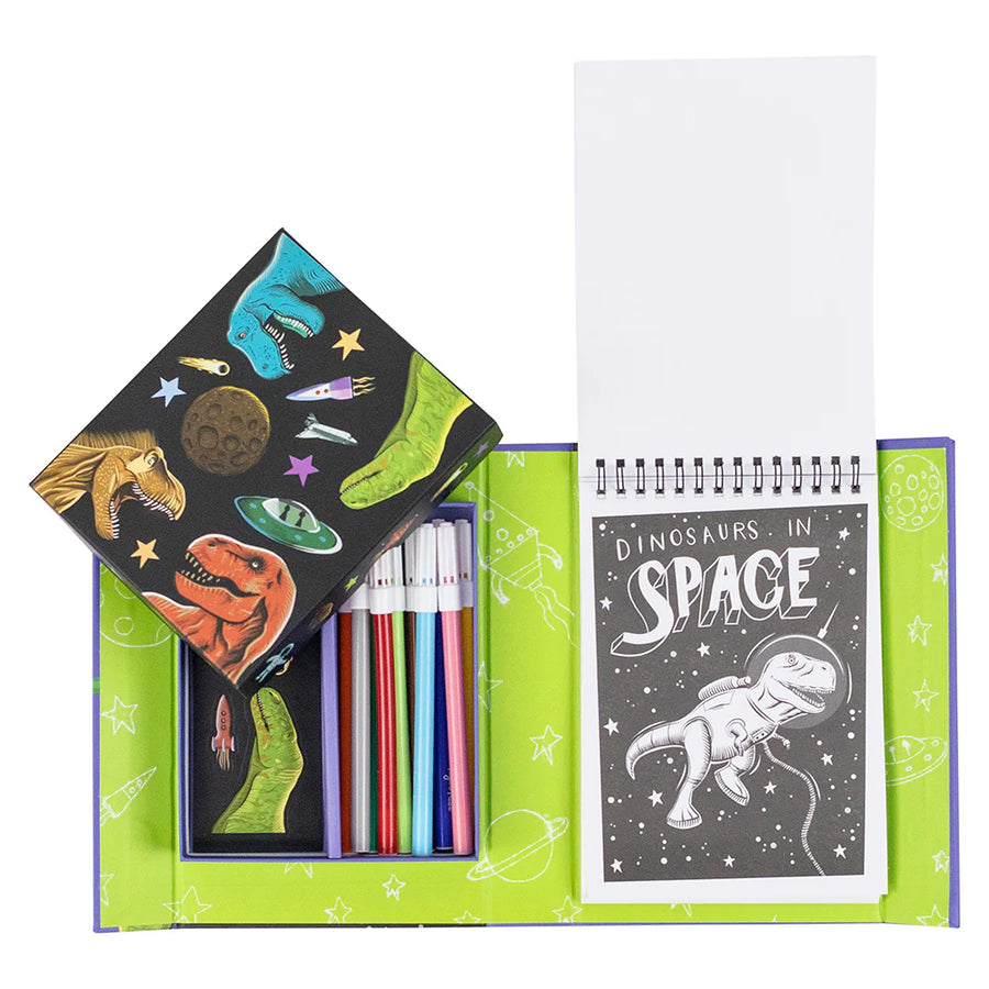 Dinos in Space Colouring Set - Moo Like a Monkey