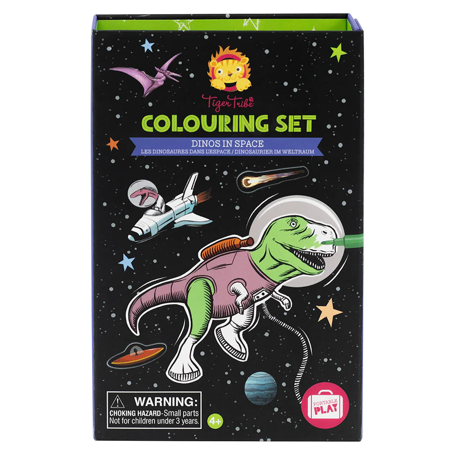 Dinos in Space Colouring Set - Moo Like a Monkey