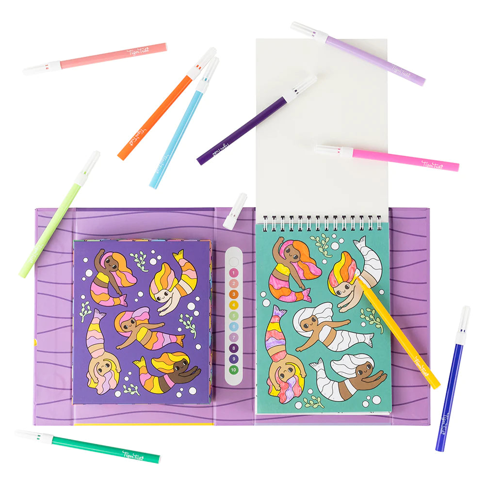 Colour By Numbers - Mermaids and Friends - Moo Like a Monkey