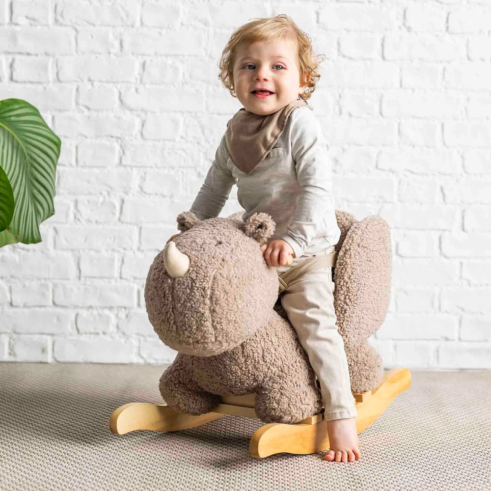 Nattou Teddy Rocker | Rhino - Taupe