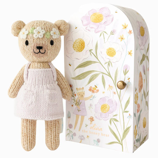 cuddle+kind - Tiny Collection in a Box - Olivia the Honey Bear