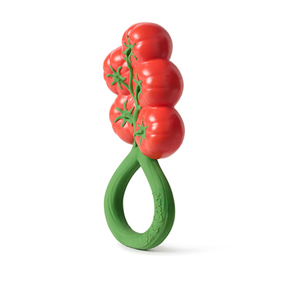 Oli & Carol Tomato Baby Rattle & Teether
