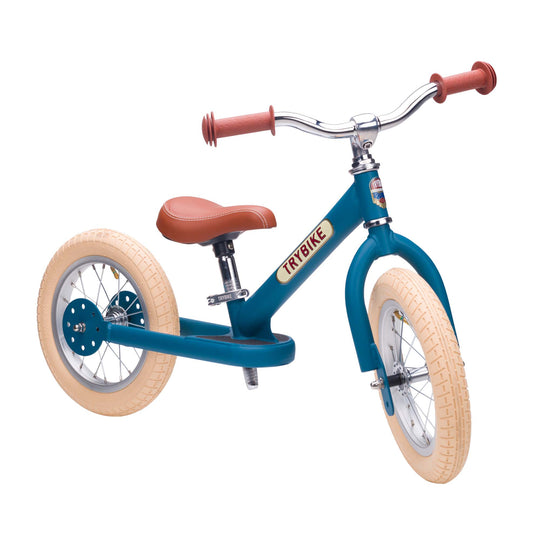 Trybike Steel Balance Trike | Matte - Vintage Blue