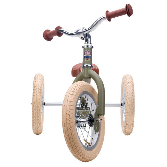 Trybike Steel Balance Trike | Matte - Vintage Green
