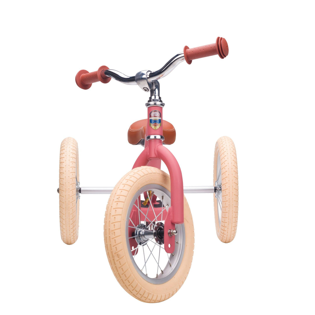 Trybike Steel Balance Trike | Matte - Vintage Pink
