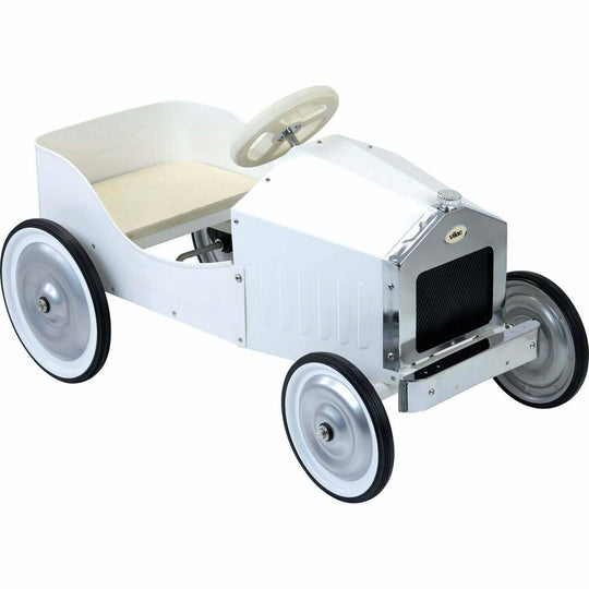 Vilac Large Pedal Car - White