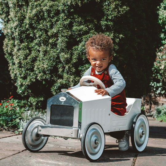 Vilac Large Pedal Car - White