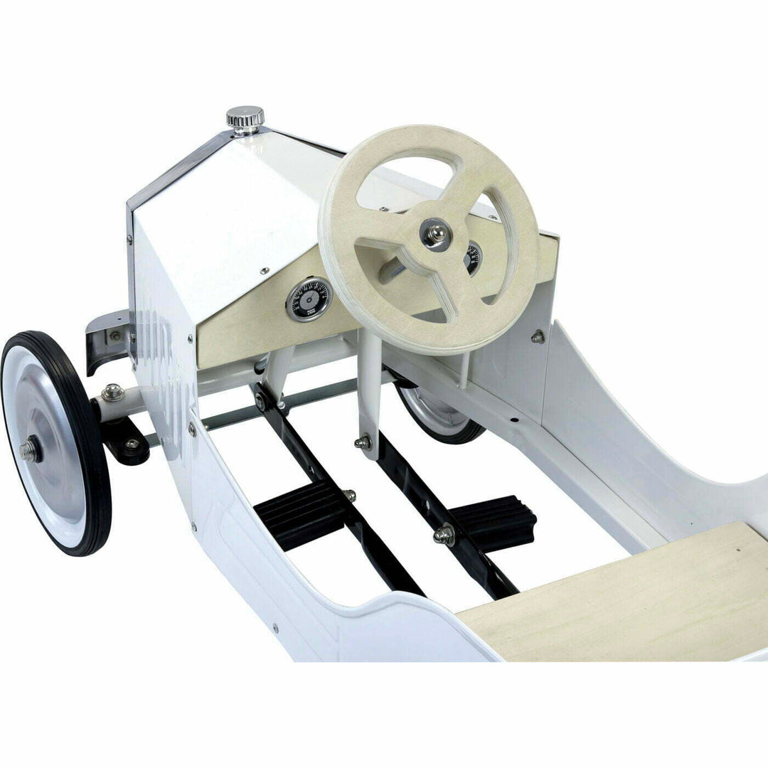 Vilac Large Pedal Car - White