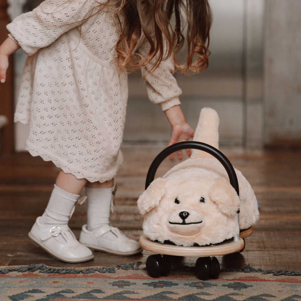 Plush Wheely Bug Ride-On - Dog | Small 1-3 years