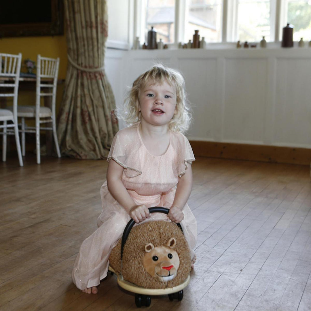 Plush Wheely Bug Ride-On - Lion | Small 1-3 years