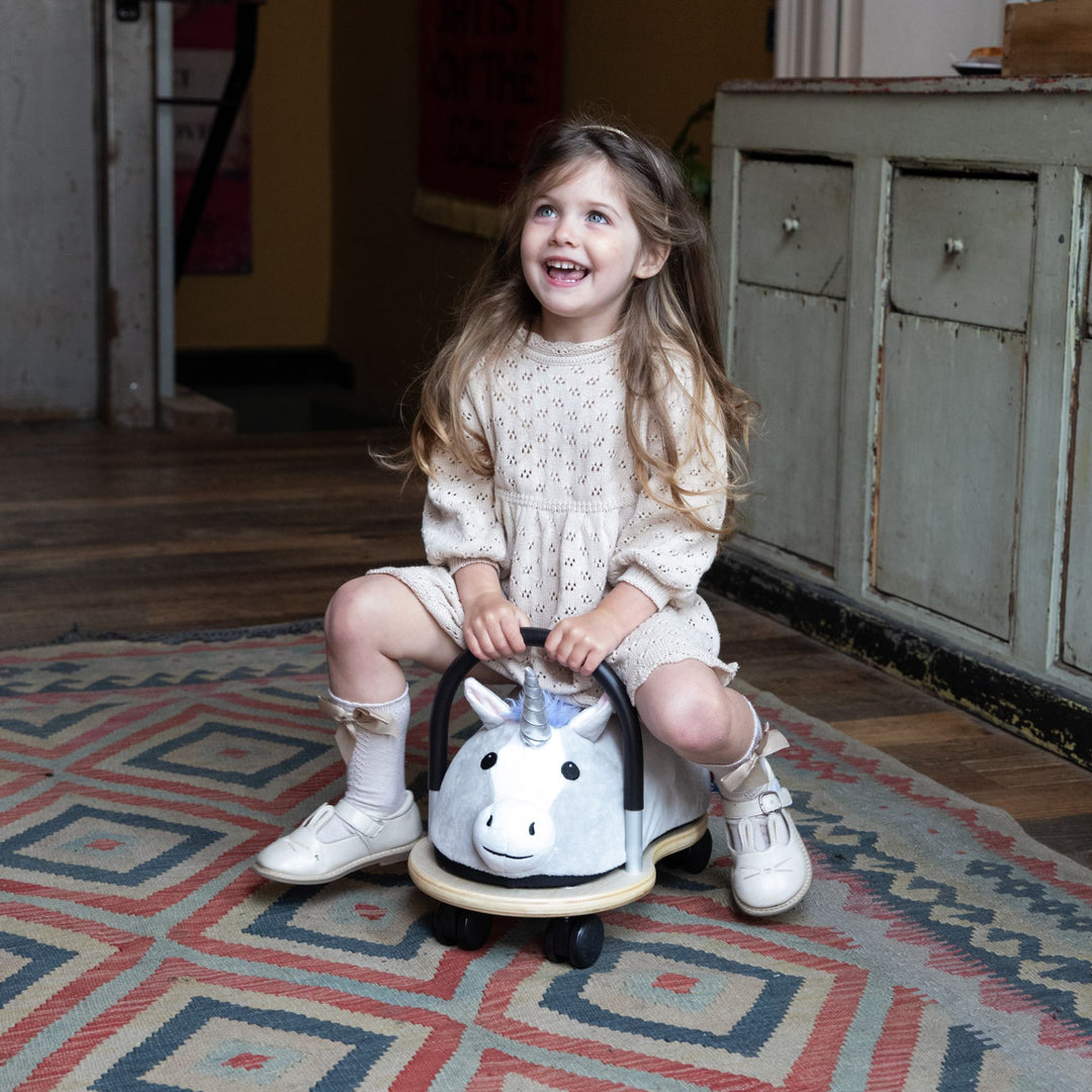 Plush Wheely Bug Ride-On - Unicorn | Small 1-3 years