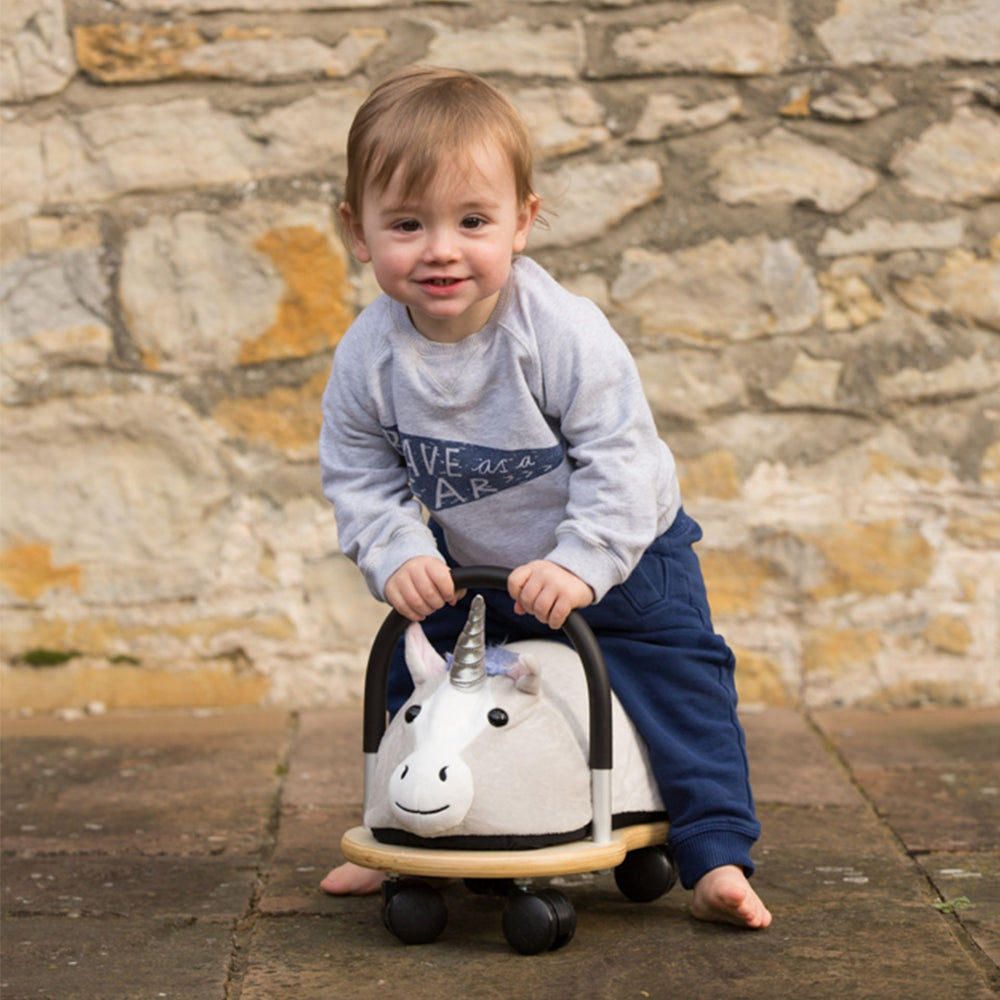 Plush Wheely Bug Ride-On - Unicorn | Small 1-3 years