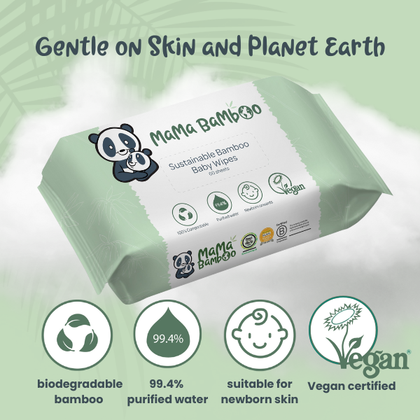 Newborn Starter Bundle - Eco Friendly Nappies and Wipes