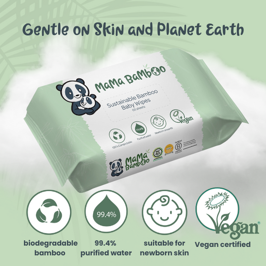 Newborn Starter Bundle - Eco Friendly Nappies and Wipes