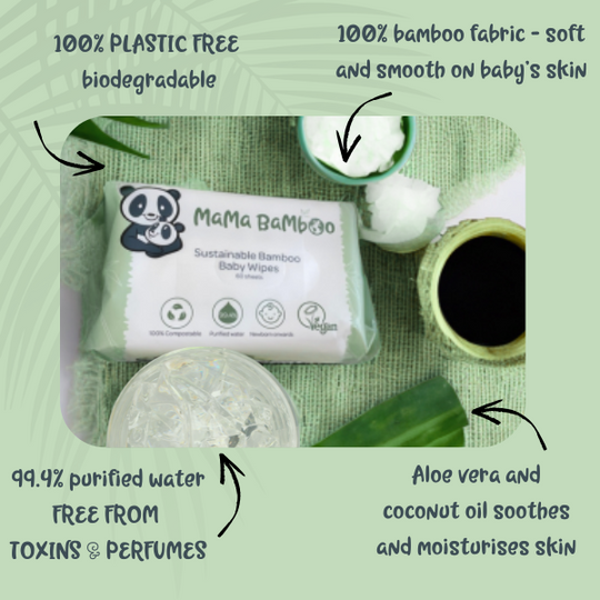 Newborn Starter Bundle - Eco Friendly Nappies and Wipes