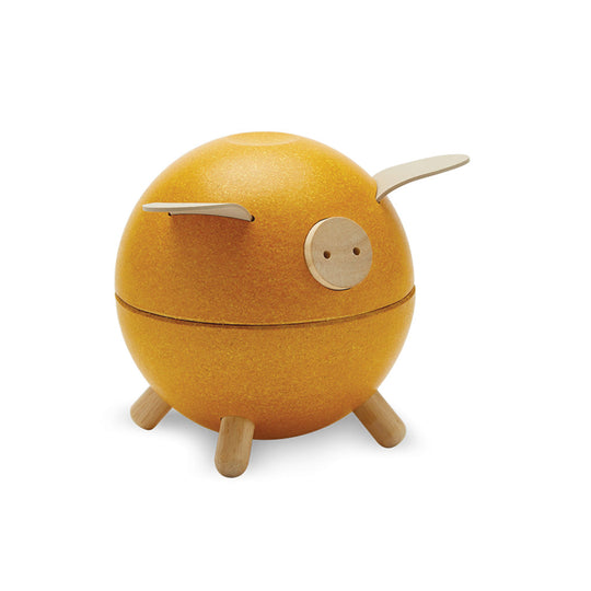 PlanToys Piggy Bank - Yellow