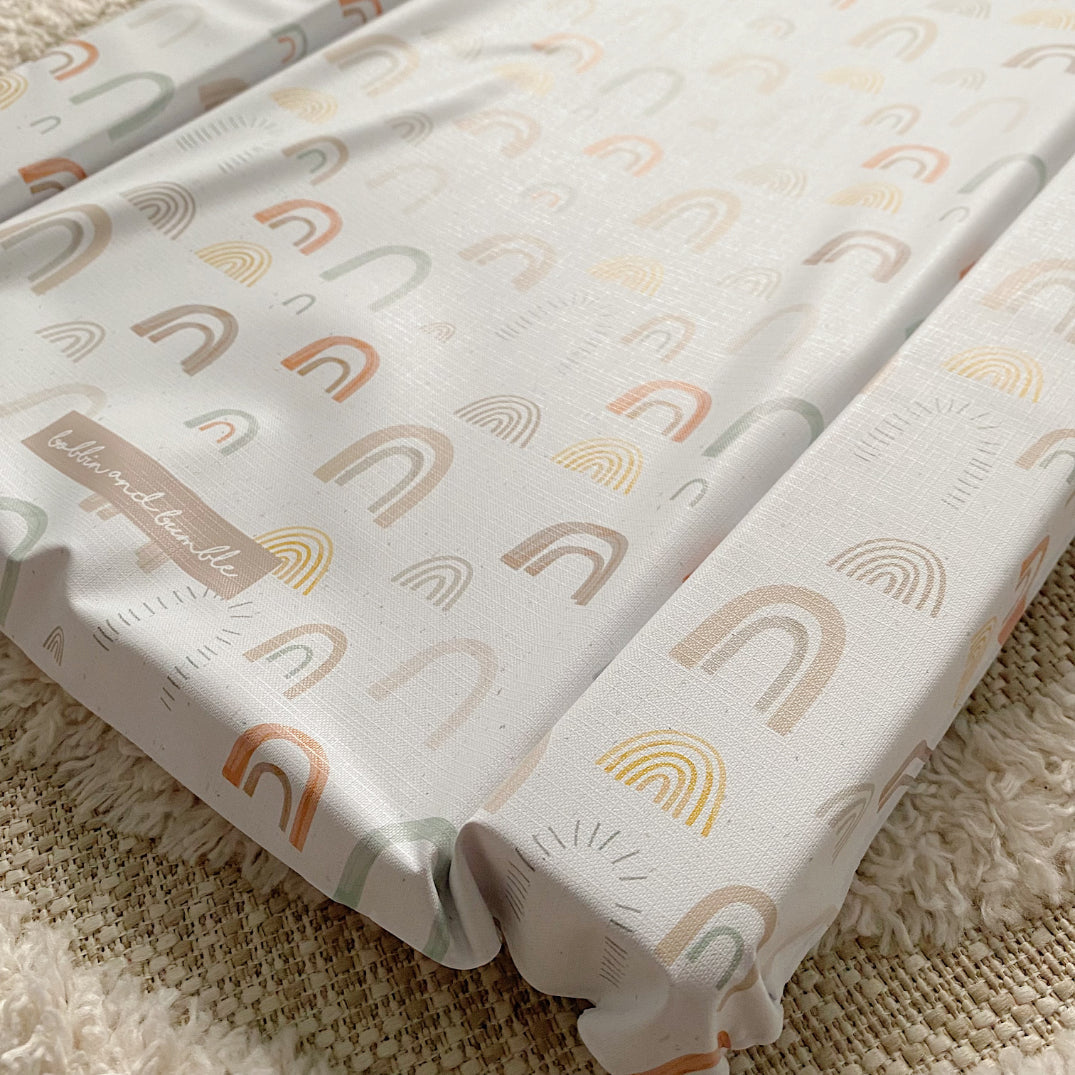 Changing Mat - Abstract Rainbow Print