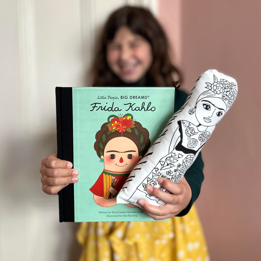Screen Printed Cushion Doll | Frida Kahlo - Moo Like a Monkey