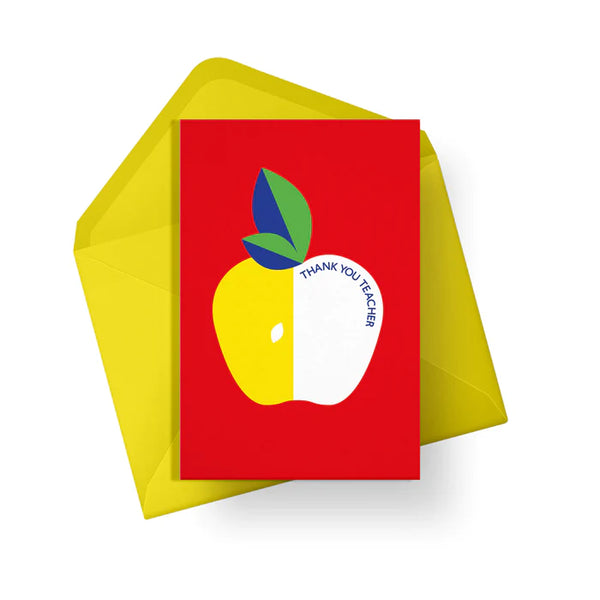 Alphablots Card | Thank You Teacher