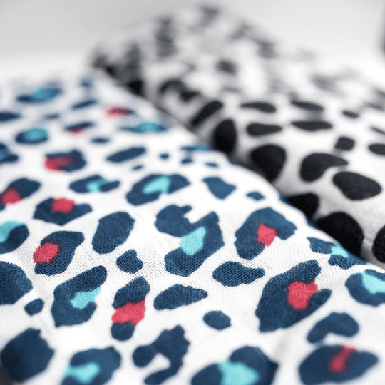 Animal Print Muslin 2-Pack