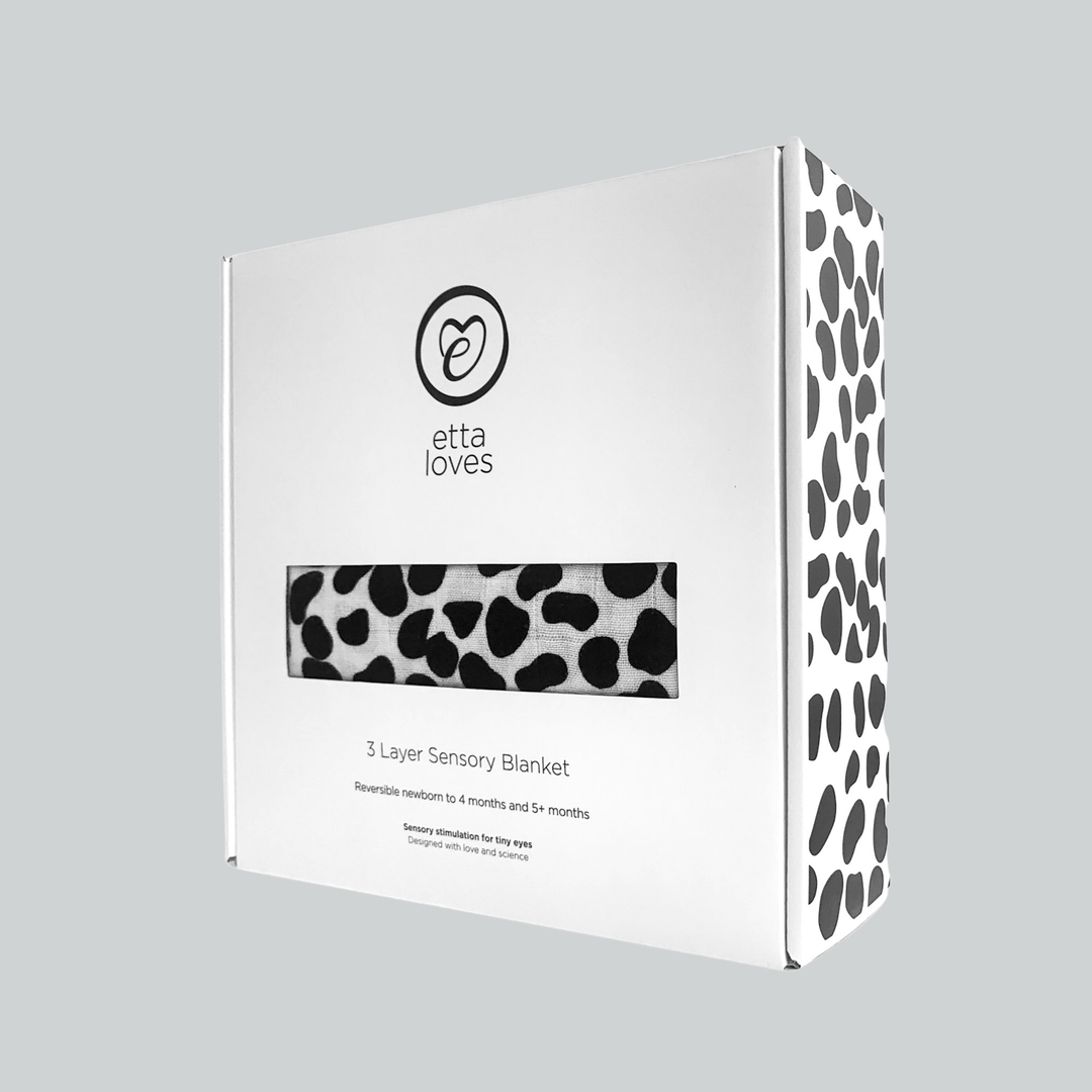 Animal Print Reversible Muslin Blanket