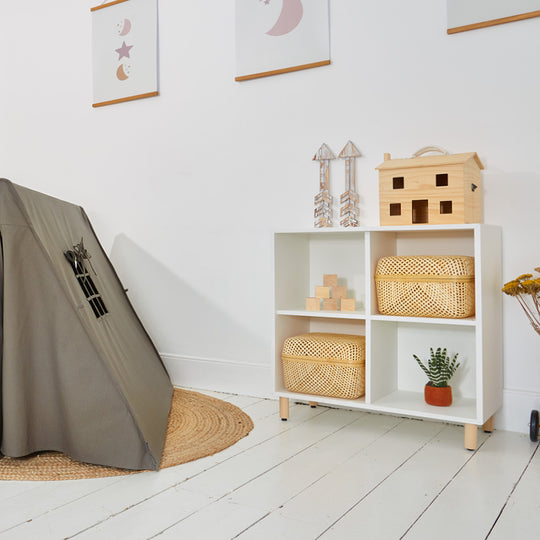 100% Cotton Canvas Ultra Anti-UV Play Tent | Lillie - Army Green