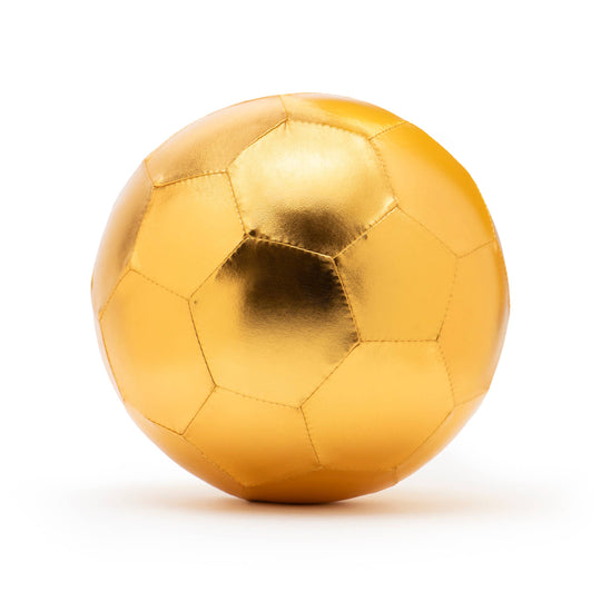 Inflatable Fabric Football 22cm - Gold