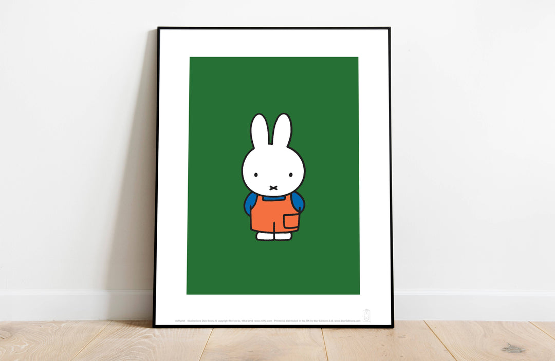 Miffy Art Print Green | 11” x 14”