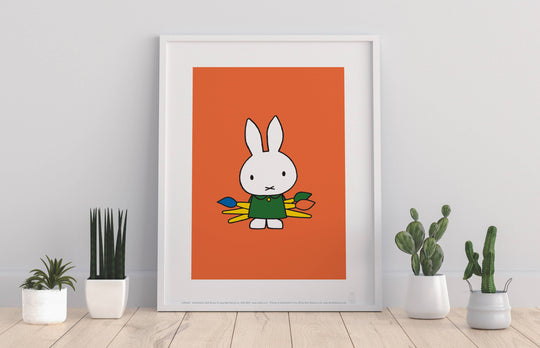 Miffy Art Print Paintbrushes | 11” x 14”