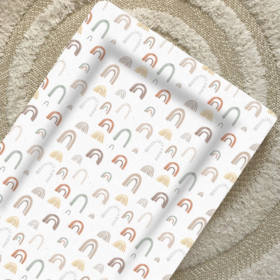 Changing Mat - Abstract Rainbow Print