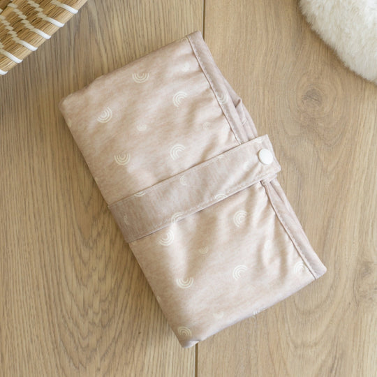 Baby Travel Changing Mat - Rainbow Oatmeal