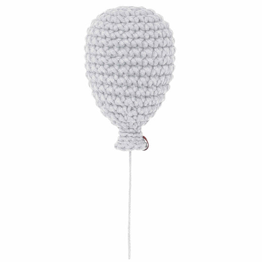 Light Grey Handmade Crochet Balloon