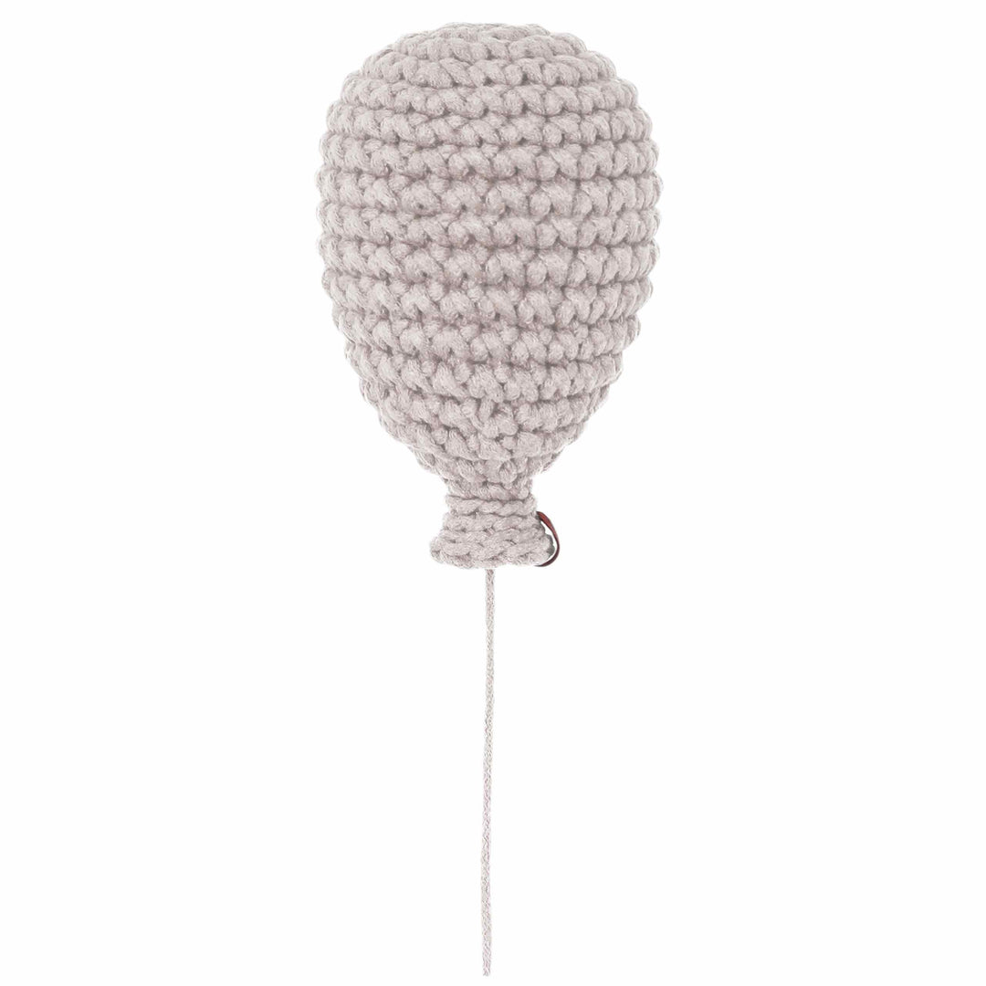 Oatmeal Handmade Crochet Balloon