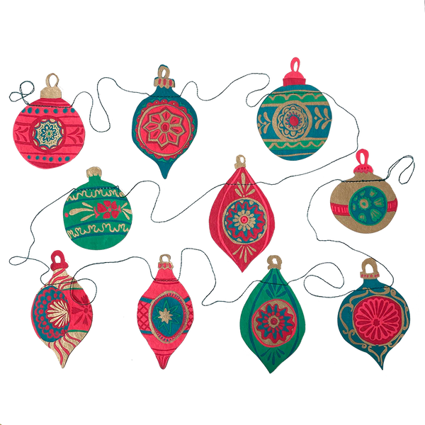 Recycled Paper Garland | Bauble