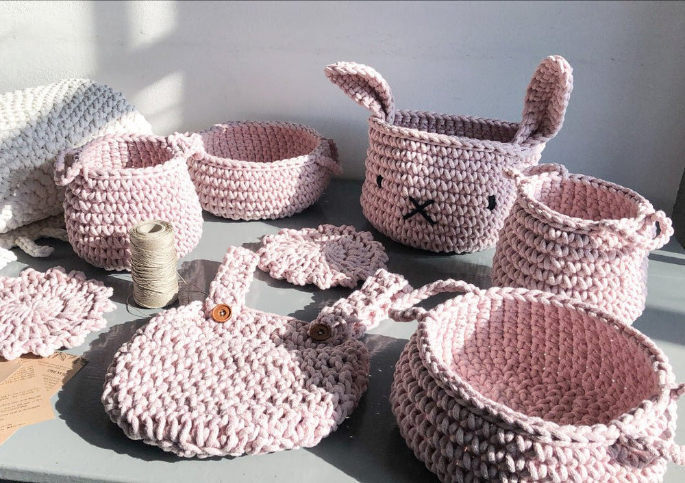 Bunny Basket | Pale Pink