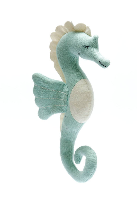 Organic Cotton Knit Plush Toy - Seahorse