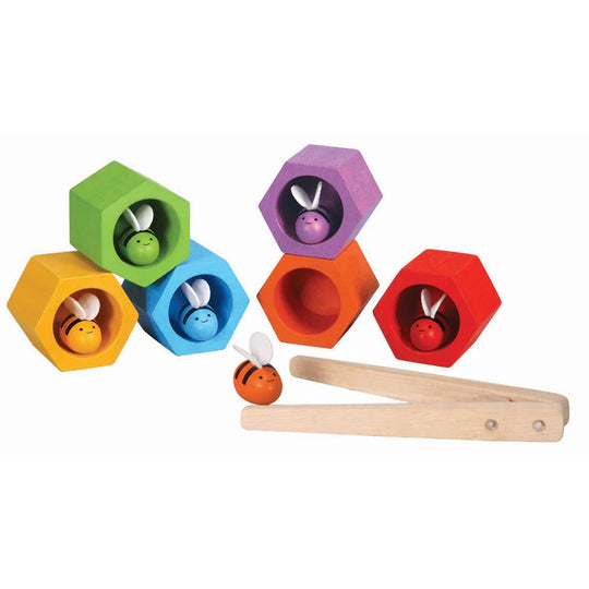 Plan Toys | Beehives - Bright Colours