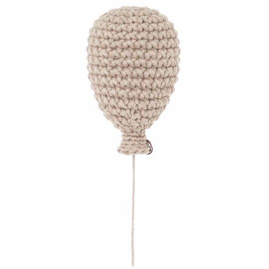 Beige Handmade Crochet Balloon