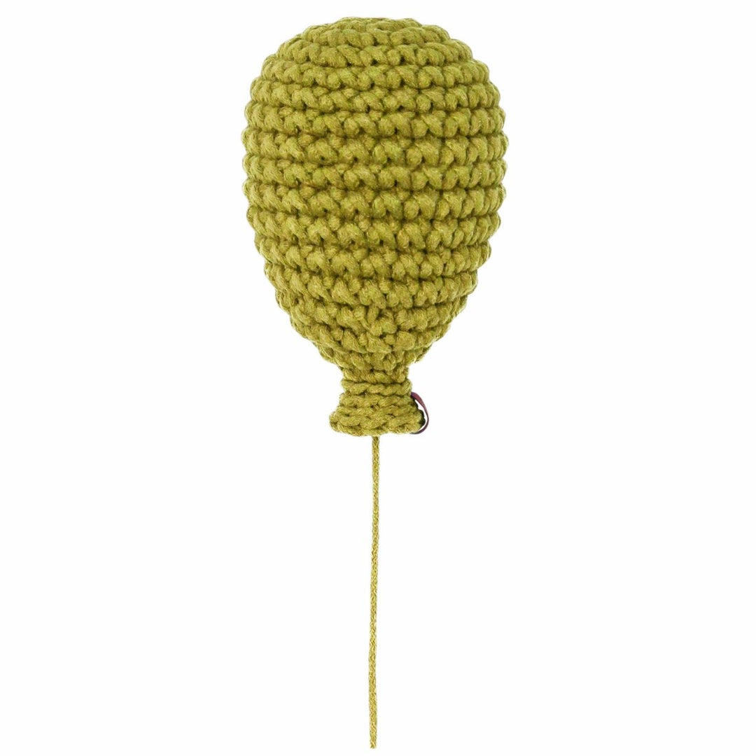 Golden Kiwi Handmade Crochet Balloon