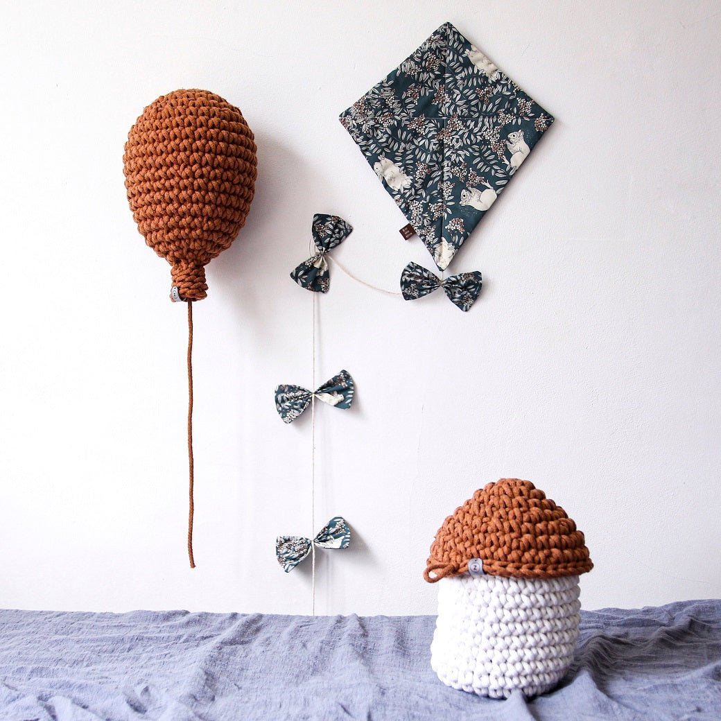 Mocha Handmade Crochet Balloon