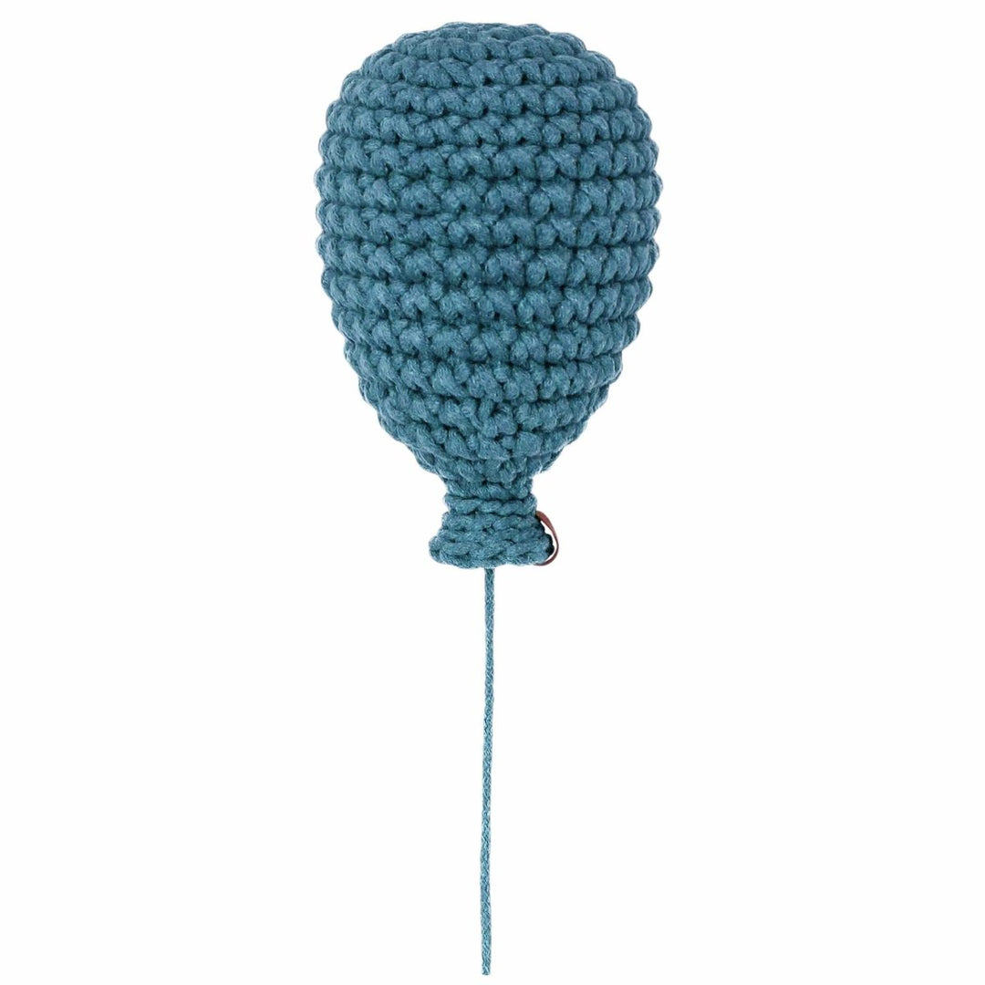 Petrol Blue Handmade Crochet Balloon
