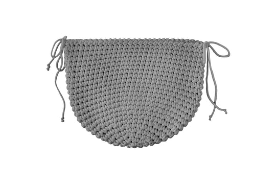 Crochet Pocket | Dark Grey