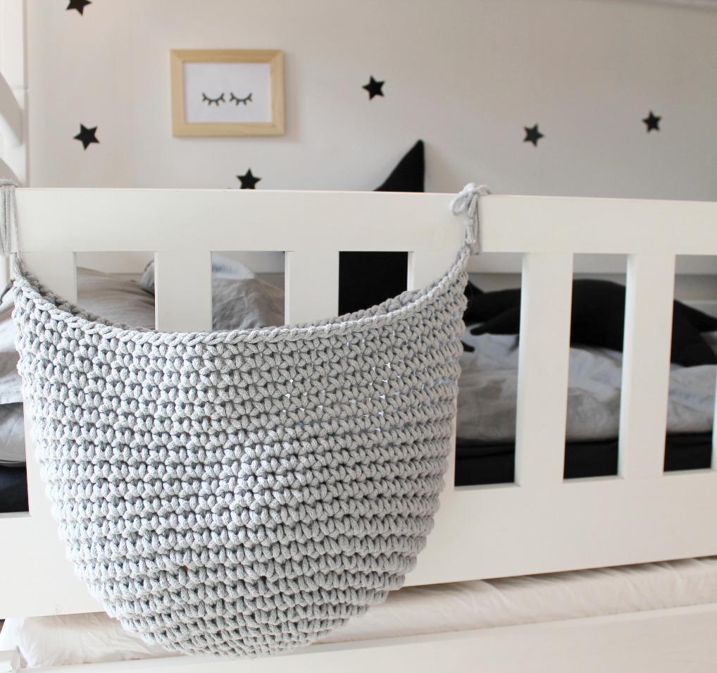 Crochet Pocket | Light Grey