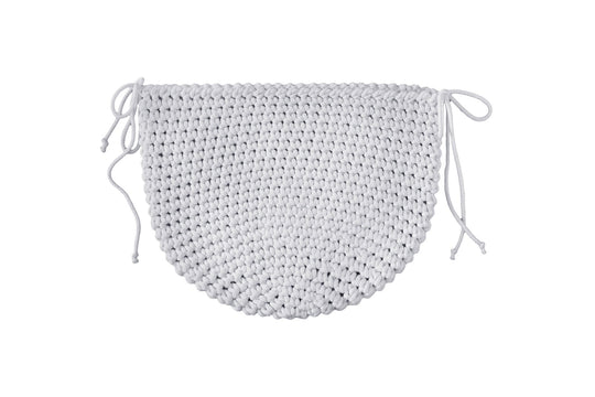 Crochet Pocket | Light Grey