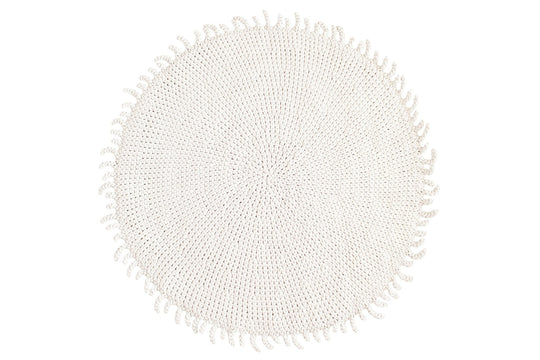 Crochet Sun Rug | Ivory