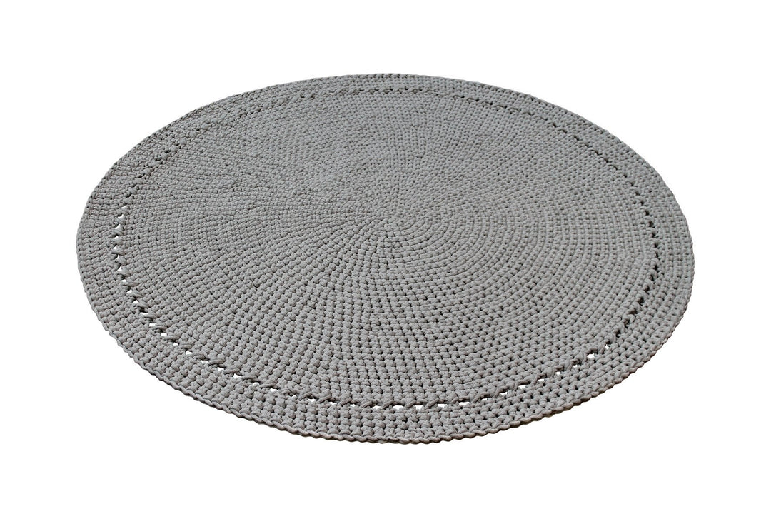 Crochet Nebo Rug | Dark Grey