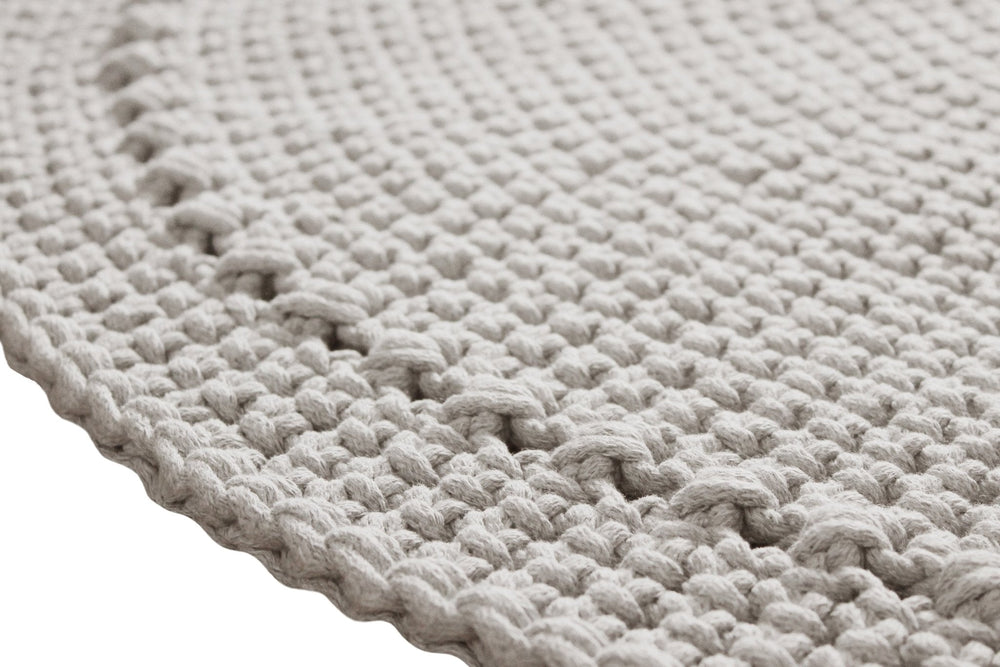 Crochet Nebo Rug | Oatmeal