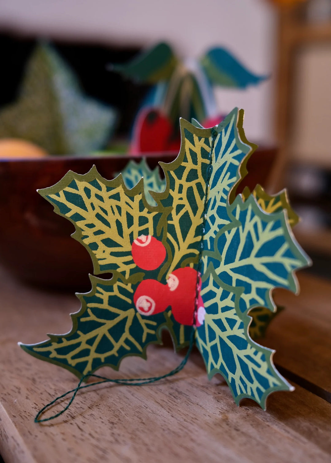 Paper Decorations | Winter Foliage