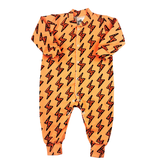 Baby Sleepsuit | Lightning Bolts - 3-6 months
