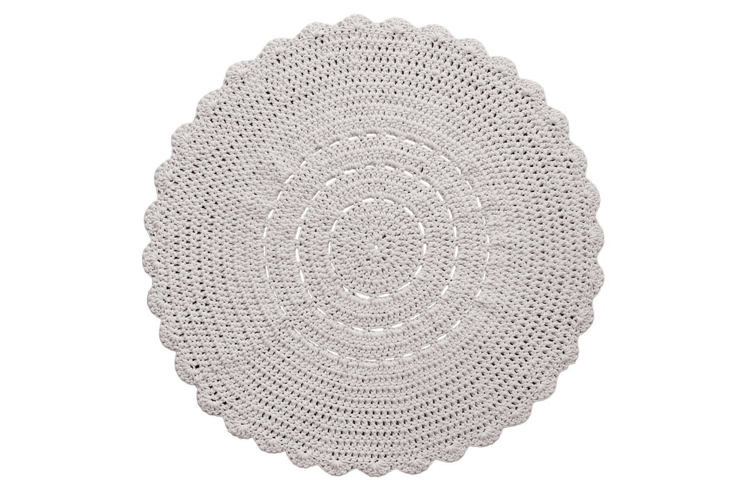 Crochet Doily Rug | Oatmeal